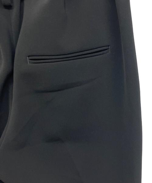 Whim Gazette（ウィムガゼット）Whim Gazette (ウィムガゼット) フロントスリットパンツ ブラック サイズ:36の古着・服飾アイテム