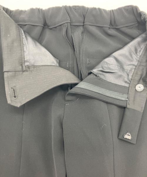 Whim Gazette（ウィムガゼット）Whim Gazette (ウィムガゼット) フロントスリットパンツ ブラック サイズ:36の古着・服飾アイテム