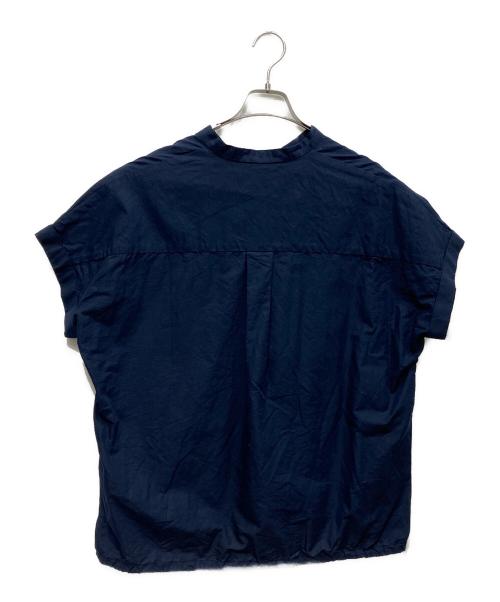 JOURNAL STANDARD（ジャーナルスタンダード）JOURNAL STANDARD (ジャーナルスタンダード) ハードマンズリネンコットンフレンチスリーブスキッパーシャツ ネイビー サイズ:Freeの古着・服飾アイテム