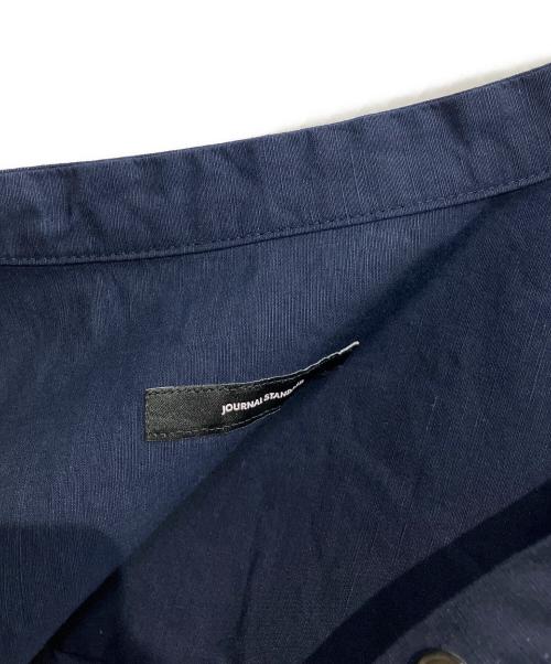 JOURNAL STANDARD（ジャーナルスタンダード）JOURNAL STANDARD (ジャーナルスタンダード) ハードマンズリネンコットンフレンチスリーブスキッパーシャツ ネイビー サイズ:Freeの古着・服飾アイテム