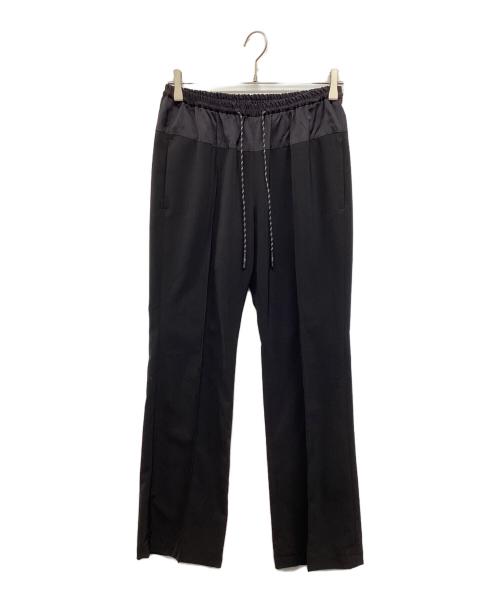 ASTRAET（アストラット）ASTRAET (アストラット) コンビ ウエストドローコードフレアパンツ ブラック サイズ:1の古着・服飾アイテム