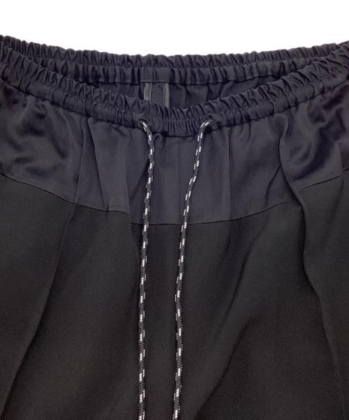 ASTRAET（アストラット）ASTRAET (アストラット) コンビ ウエストドローコードフレアパンツ ブラック サイズ:1の古着・服飾アイテム