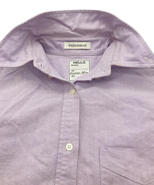 MADISON BLUE（マディソンブルー）MADISON BLUE (マディソンブルー) MADISON SHIRT OX パープル サイズ:02の古着・服飾アイテム