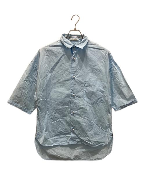 MADISON BLUE（マディソンブルー）MADISON BLUE (マディソンブルー) パールボタンシャツ ブルー サイズ:Sの古着・服飾アイテム