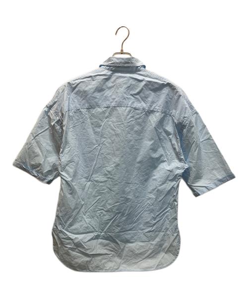 MADISON BLUE（マディソンブルー）MADISON BLUE (マディソンブルー) パールボタンシャツ ブルー サイズ:Sの古着・服飾アイテム