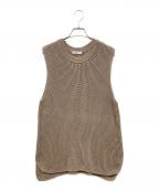 EVERYDAY I LIKE.エヴリデイ アイ ライク）の古着「Polite ニット ベスト」｜ブラウン