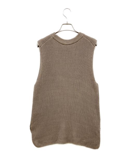 EVERYDAY I LIKE.（エヴリデイ アイ ライク）EVERYDAY I LIKE. (エヴリデイ アイ ライク) Polite ニット ベスト ブラウン サイズ:Freeの古着・服飾アイテム