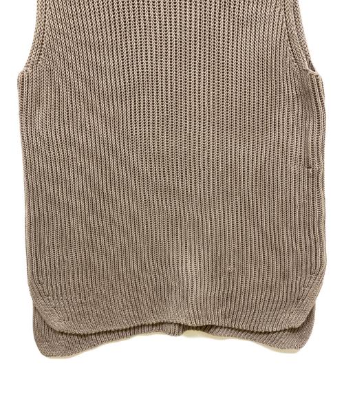 EVERYDAY I LIKE.（エヴリデイ アイ ライク）EVERYDAY I LIKE. (エヴリデイ アイ ライク) Polite ニット ベスト ブラウン サイズ:Freeの古着・服飾アイテム