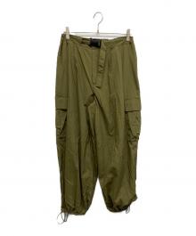 JOURNAL STANDARD（ジャーナルスタンダード）の古着「Nylon Belted ミリタリーパンツ」｜グリーン
