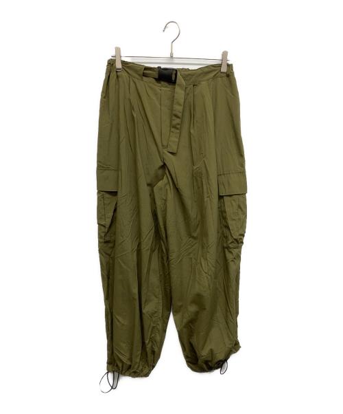 JOURNAL STANDARD（ジャーナルスタンダード）JOURNAL STANDARD (ジャーナルスタンダード) Nylon Belted ミリタリーパンツ グリーン サイズ:Freeの古着・服飾アイテム