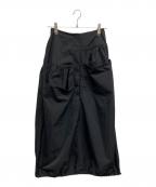 HeRIN.CYEヘリンドットサイ）の古着「Pocket balloon skirt」｜ブラック