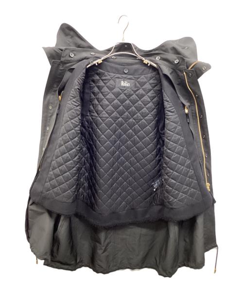 THE RERACS（ザ リラクス）THE RERACS (ザ リラクス) ライナー付モッズコート ブラック サイズ:38の古着・服飾アイテム