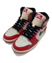 NIKE×SPIDER-MAN（ナイキ×スパイダーマン）の古着「AIR JORDAN 1 HIGH OG SP　ハイカットスニーカー」｜レッド