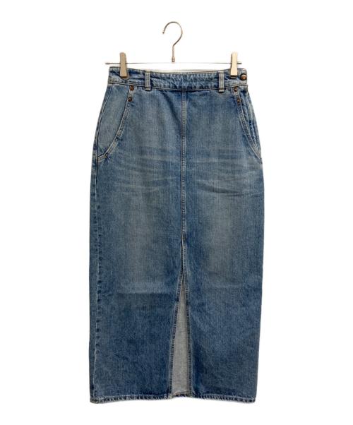 RED CARD（レッドカード）RED CARD (レッドカード) センタースリットデニムスカート サイズ:2の古着・服飾アイテム