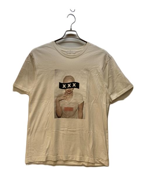 GOD SELECTION XXX（ゴッド セレクション トリプルエックス）GOD SELECTION XXX (ゴッド セレクション トリプルエックス) GAGA フォトプリントTシャツ ホワイト サイズ:Mの古着・服飾アイテム