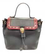 Yves Saint Laurentイヴサンローラン）の古着「ダイヤカット2WAYバッグ」｜ブラック