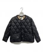 TAIONタイオン）の古着「別注ヒョウタンキルトダウンジャケット」｜ブラック