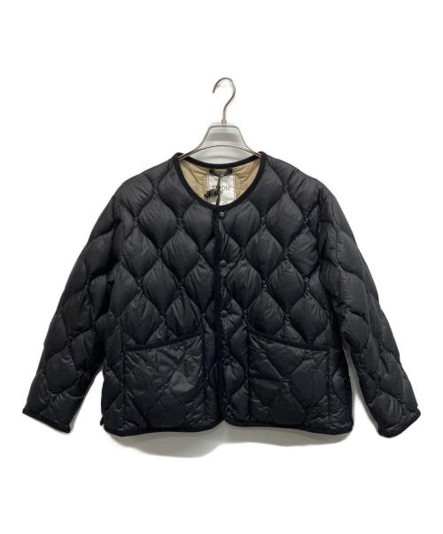 TAION（タイオン）TAION (タイオン) 別注ヒョウタンキルトダウンジャケット ブラック サイズ:M 未使用品の古着・服飾アイテム