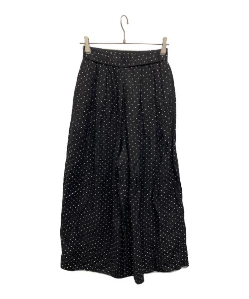 JOURNAL STANDARD（ジャーナルスタンダード）JOURNAL STANDARD (ジャーナルスタンダード) レーヨン麻タックワイドキュロット ブラック サイズ:36の古着・服飾アイテム