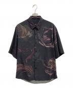 LAD MUSICIANラッドミュージシャン）の古着「Short Sleeve Big Shirt」｜ブラック