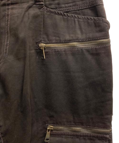 DOLCE & GABBANA（ドルチェ＆ガッバーナ）DOLCE & GABBANA (ドルチェ＆ガッバーナ) 多重ジップパンツ ブラウン サイズ:46の古着・服飾アイテム