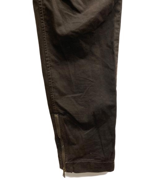 DOLCE & GABBANA（ドルチェ＆ガッバーナ）DOLCE & GABBANA (ドルチェ＆ガッバーナ) 多重ジップパンツ ブラウン サイズ:46の古着・服飾アイテム