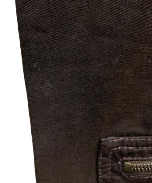 DOLCE & GABBANA（ドルチェ＆ガッバーナ）DOLCE & GABBANA (ドルチェ＆ガッバーナ) 多重ジップパンツ ブラウン サイズ:46の古着・服飾アイテム