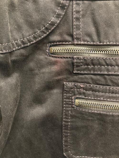 DOLCE & GABBANA（ドルチェ＆ガッバーナ）DOLCE & GABBANA (ドルチェ＆ガッバーナ) 多重ジップパンツ ブラウン サイズ:46の古着・服飾アイテム