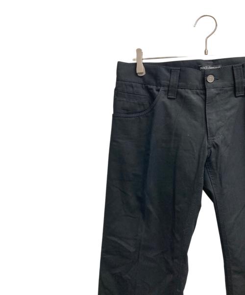 DOLCE & GABBANA（ドルチェ＆ガッバーナ）DOLCE & GABBANA (ドルチェ＆ガッバーナ) 14CIGAR センタープレスパンツ ブラック サイズ:48の古着・服飾アイテム