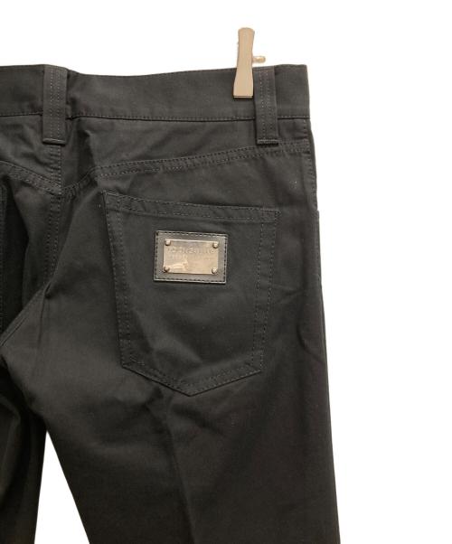 DOLCE & GABBANA（ドルチェ＆ガッバーナ）DOLCE & GABBANA (ドルチェ＆ガッバーナ) 14CIGAR センタープレスパンツ ブラック サイズ:48の古着・服飾アイテム