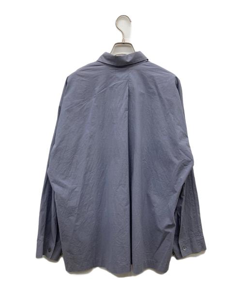 HOMME PLISSE ISSEY MIYAKE（オム プリッセ イッセイ ミヤケ）HOMME PLISSE ISSEY MIYAKE (オム プリッセ イッセイ ミヤケ) STREAMLINE SHIRT グレー サイズ:3の古着・服飾アイテム