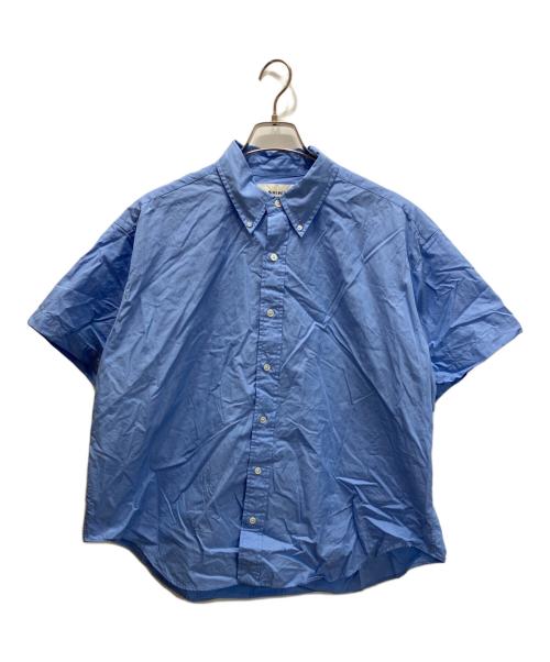 THE SHINZONE（ザ シンゾーン）THE SHINZONE (ザ シンゾーン) HALF SLEEVES DADDY SHIRT ブルー サイズ:FOの古着・服飾アイテム