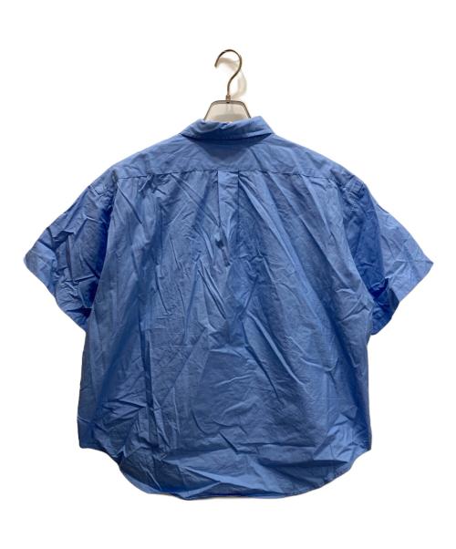 THE SHINZONE（ザ シンゾーン）THE SHINZONE (ザ シンゾーン) HALF SLEEVES DADDY SHIRT ブルー サイズ:FOの古着・服飾アイテム