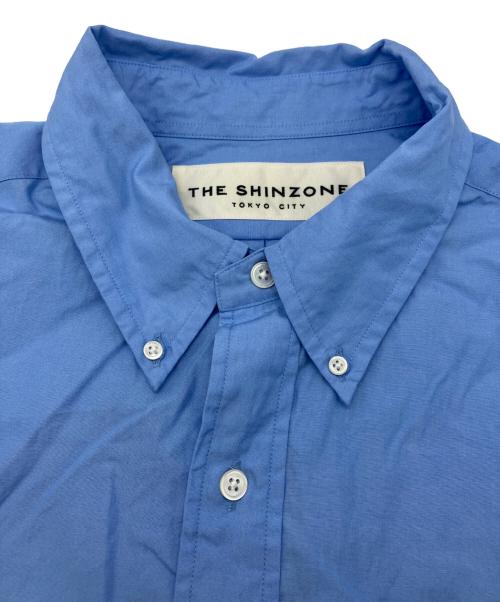 THE SHINZONE（ザ シンゾーン）THE SHINZONE (ザ シンゾーン) HALF SLEEVES DADDY SHIRT ブルー サイズ:FOの古着・服飾アイテム