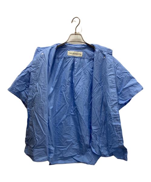 THE SHINZONE（ザ シンゾーン）THE SHINZONE (ザ シンゾーン) HALF SLEEVES DADDY SHIRT ブルー サイズ:FOの古着・服飾アイテム
