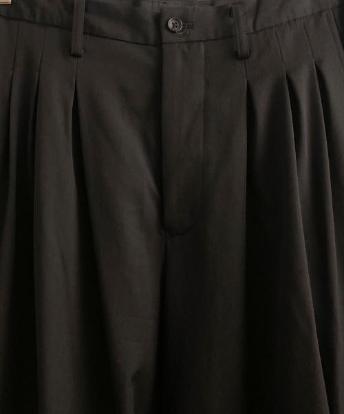 Yohji Yamamoto pour homme（ヨウジヤマモト プールオム）Yohji Yamamoto pour homme (ヨウジヤマモト プールオム) GABARDINE SAROUEL PANTS ブラック サイズ:2の古着・服飾アイテム