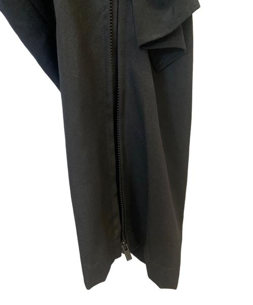 Yohji Yamamoto pour homme（ヨウジヤマモト プールオム）Yohji Yamamoto pour homme (ヨウジヤマモト プールオム) ウールギャバジン デコ ドレープド パンツ ブラック サイズ:1の古着・服飾アイテム