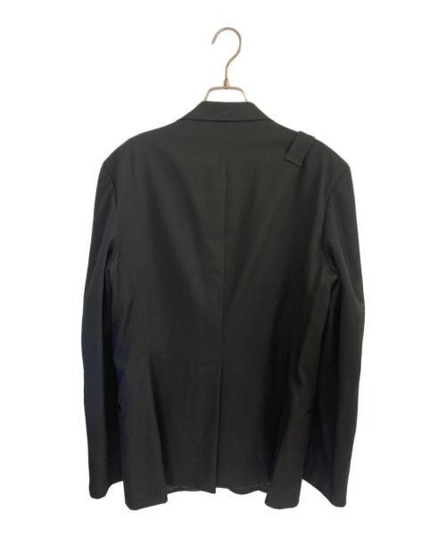 REGULATION Yohji Yamamoto（レギュレーションヨウジヤマモト）REGULATION Yohji Yamamoto (レギュレーションヨウジヤマモト) Reギャバ 5Bシングルジャケット ブラック サイズ:4の古着・服飾アイテム