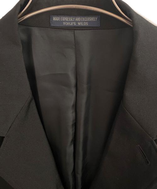 REGULATION Yohji Yamamoto（レギュレーションヨウジヤマモト）REGULATION Yohji Yamamoto (レギュレーションヨウジヤマモト) Reギャバ 5Bシングルジャケット ブラック サイズ:4の古着・服飾アイテム