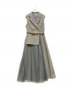 RANDAランダ）の古着「ノースリーブワンピース」｜グレー