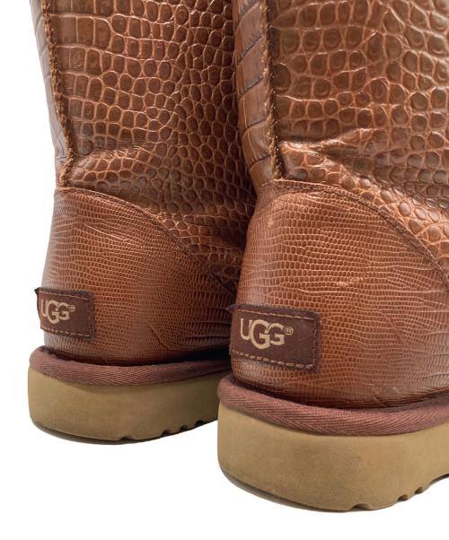 UGG（アグ）UGG (アグ) W CLASSIC SHORT CROCO ブラウン サイズ:US8 / UK6.5 / EU39 / 25cmの古着・服飾アイテム