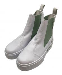 PUMA（プーマ）の古着「メイズチェルシーリュクス」｜ホワイト