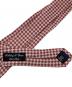 中古・古着 Holliday & Brown (ホリデーアンドブラウン) 千鳥格子柄ネクタイ レッド サイズ:不明：5000円