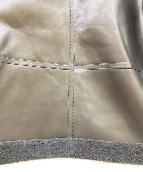 uncrave（アンクレイヴ）uncrave (アンクレイヴ) フェイクムートンコート ブラック サイズ:SIZE 2の古着・服飾アイテム