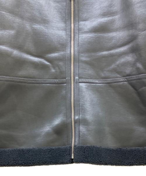 uncrave（アンクレイヴ）uncrave (アンクレイヴ) フェイクムートンコート ブラック サイズ:SIZE 2の古着・服飾アイテム