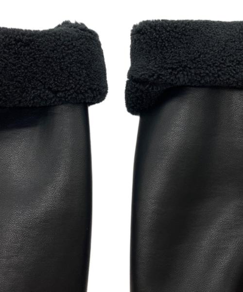 uncrave（アンクレイヴ）uncrave (アンクレイヴ) フェイクムートンコート ブラック サイズ:SIZE 2の古着・服飾アイテム