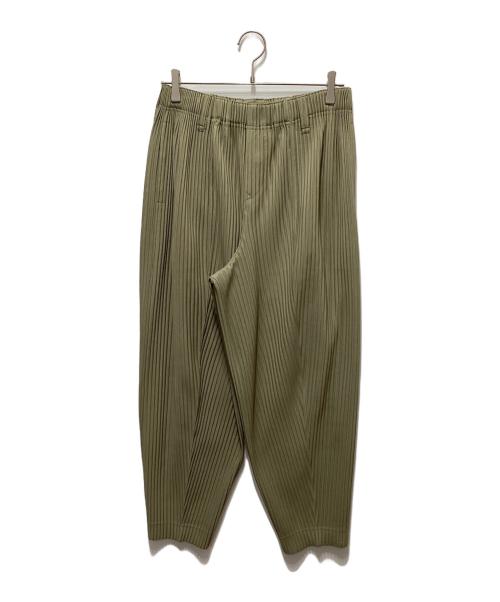 HOMME PLISSE ISSEY MIYAKE（オム プリッセ イッセイ ミヤケ）HOMME PLISSE ISSEY MIYAKE (オム プリッセ イッセイ ミヤケ) パンツ オリーブ サイズ:1の古着・服飾アイテム