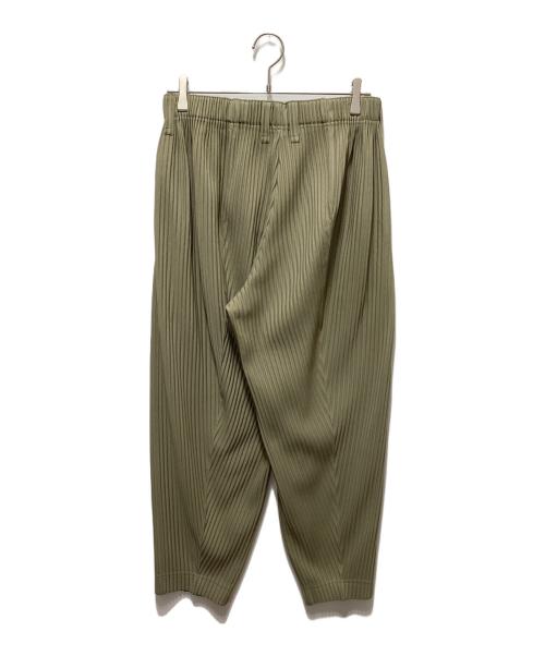HOMME PLISSE ISSEY MIYAKE（オム プリッセ イッセイ ミヤケ）HOMME PLISSE ISSEY MIYAKE (オム プリッセ イッセイ ミヤケ) パンツ オリーブ サイズ:1の古着・服飾アイテム