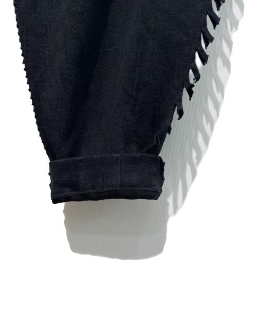 A-POC ABLE ISSEY MIYAKE（エイポック エイブル イッセイ ミヤケ）A-POC ABLE ISSEY MIYAKE (エイポック エイブル イッセイ ミヤケ) TYPE-A 003 フリンジテーパードパンツ　AT41KF400 ブラック サイズ:2の古着・服飾アイテム