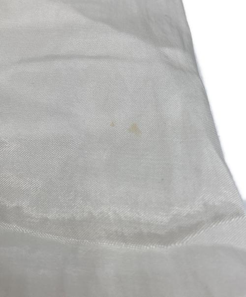 ISSEY MIYAKE（イッセイミヤケ）ISSEY MIYAKE (イッセイミヤケ) アブストラクトパターン クロップドパンツ アシンメトリーパンツ ホワイト サイズ:1の古着・服飾アイテム